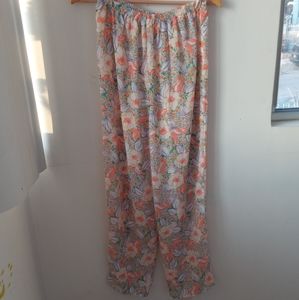 Vintage Victoria's Secret S Floral Print Pants